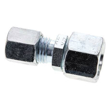 6S & 10S Zink plated Steel Straight Cutting Fitting with Swivel 630 bar NBR O-ring Sealing Cone ISO 8434-1