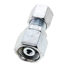 6S & 10S Zink plated Steel Straight Cutting Fitting with Swivel 630 bar NBR O-ring Sealing Cone ISO 8434-1