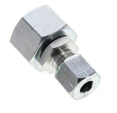 8S & 16S Zink plated Steel Straight Cutting Fitting with Swivel 400 bar NBR O-ring Sealing Cone ISO 8434-1