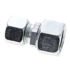 12S & 16S Zink plated Steel Straight Cutting Fitting with Swivel 400 bar NBR O-ring Sealing Cone ISO 8434-1