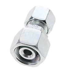 12S & 16S Zink plated Steel Straight Cutting Fitting with Swivel 400 bar NBR O-ring Sealing Cone ISO 8434-1
