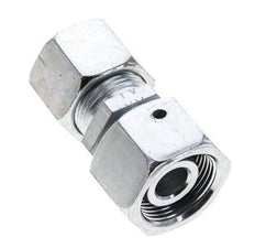 14S & 16S Zink plated Steel Straight Cutting Fitting with Swivel 400 bar NBR O-ring Sealing Cone ISO 8434-1