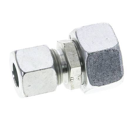 14S & 20S Zink plated Steel Straight Cutting Fitting with Swivel 400 bar NBR O-ring Sealing Cone ISO 8434-1