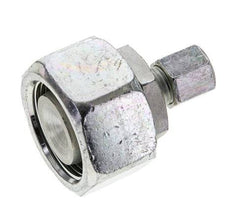 6S & 25S Zink plated Steel Straight Cutting Fitting with Swivel 400 bar NBR O-ring Sealing Cone ISO 8434-1