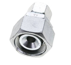 16S & 30S Zink plated Steel Straight Cutting Fitting with Swivel 400 bar NBR O-ring Sealing Cone ISO 8434-1