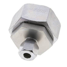 10S & 38S Zink plated Steel Straight Cutting Fitting with Swivel 315 bar NBR O-ring Sealing Cone ISO 8434-1