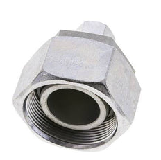 10S & 38S Zink plated Steel Straight Cutting Fitting with Swivel 315 bar NBR O-ring Sealing Cone ISO 8434-1