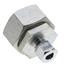 12S & 38S Zink plated Steel Straight Cutting Fitting with Swivel 315 bar NBR O-ring Sealing Cone ISO 8434-1