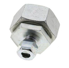 12S & 38S Zink plated Steel Straight Cutting Fitting with Swivel 315 bar NBR O-ring Sealing Cone ISO 8434-1