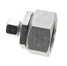 12S & 38S Zink plated Steel Straight Cutting Fitting with Swivel 315 bar NBR O-ring Sealing Cone ISO 8434-1