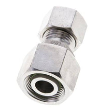12L & 15L Stainless Steel Straight Cutting Fitting with Swivel 315 bar FKM O-ring Sealing Cone ISO 8434-1