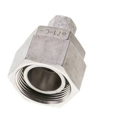 8L & 28L Stainless Steel Straight Cutting Fitting with Swivel 160 bar FKM O-ring Sealing Cone ISO 8434-1