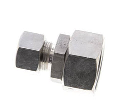 15L & 28L Stainless Steel Straight Cutting Fitting with Swivel 160 bar FKM O-ring Sealing Cone ISO 8434-1