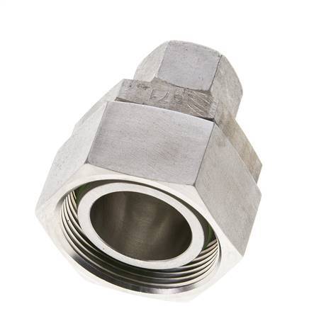 15L & 35L Stainless Steel Straight Cutting Fitting with Swivel 160 bar FKM O-ring Sealing Cone ISO 8434-1