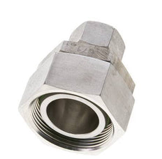 15L & 35L Stainless Steel Straight Cutting Fitting with Swivel 160 bar FKM O-ring Sealing Cone ISO 8434-1