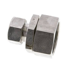 18L & 35L Stainless Steel Straight Cutting Fitting with Swivel 160 bar FKM O-ring Sealing Cone ISO 8434-1