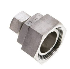 18L & 42L Stainless Steel Straight Cutting Fitting with Swivel 160 bar FKM O-ring Sealing Cone ISO 8434-1