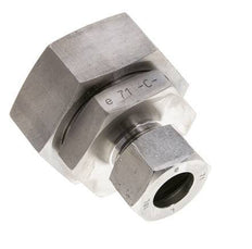 18L & 42L Stainless Steel Straight Cutting Fitting with Swivel 160 bar FKM O-ring Sealing Cone ISO 8434-1