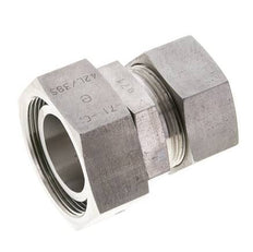35L & 42L Stainless Steel Straight Cutting Fitting with Swivel 160 bar FKM O-ring Sealing Cone ISO 8434-1