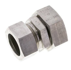 35L & 42L Stainless Steel Straight Cutting Fitting with Swivel 160 bar FKM O-ring Sealing Cone ISO 8434-1