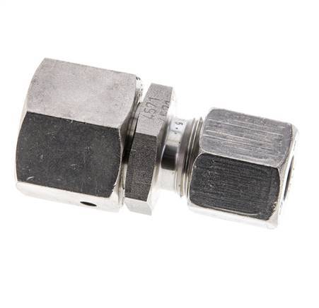 8S & 12S Stainless Steel Straight Cutting Fitting with Swivel 630 bar FKM O-ring Sealing Cone ISO 8434-1