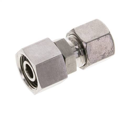 10S & 12S Stainless Steel Straight Cutting Fitting with Swivel 630 bar FKM O-ring Sealing Cone ISO 8434-1