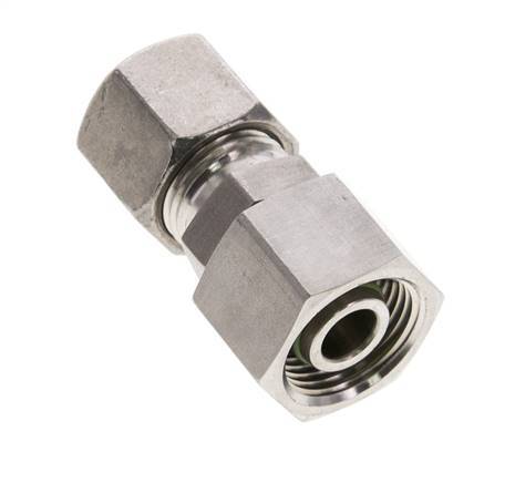 10S & 12S Stainless Steel Straight Cutting Fitting with Swivel 630 bar FKM O-ring Sealing Cone ISO 8434-1