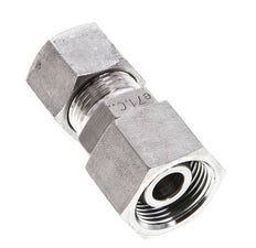 12S & 14S Stainless Steel Straight Cutting Fitting with Swivel 630 bar FKM O-ring Sealing Cone ISO 8434-1