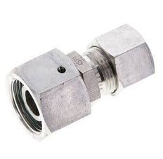 12S & 16S Stainless Steel Straight Cutting Fitting with Swivel 400 bar FKM O-ring Sealing Cone ISO 8434-1