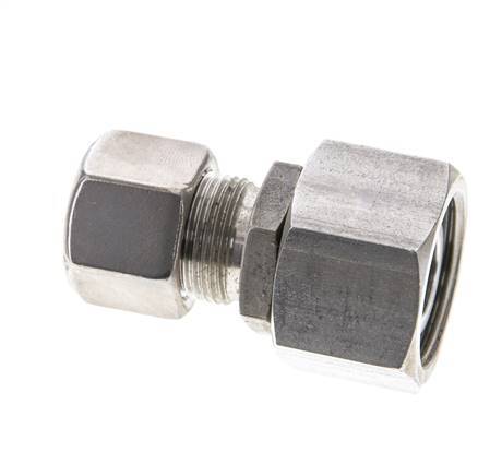 14S & 20S Stainless Steel Straight Cutting Fitting with Swivel 400 bar FKM O-ring Sealing Cone ISO 8434-1