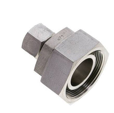 16S & 38S Stainless Steel Straight Cutting Fitting with Swivel 315 bar FKM O-ring Sealing Cone ISO 8434-1