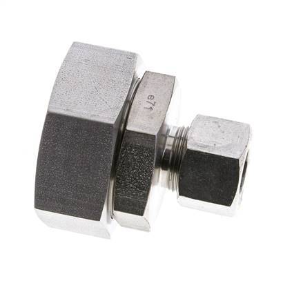 16S & 38S Stainless Steel Straight Cutting Fitting with Swivel 315 bar FKM O-ring Sealing Cone ISO 8434-1