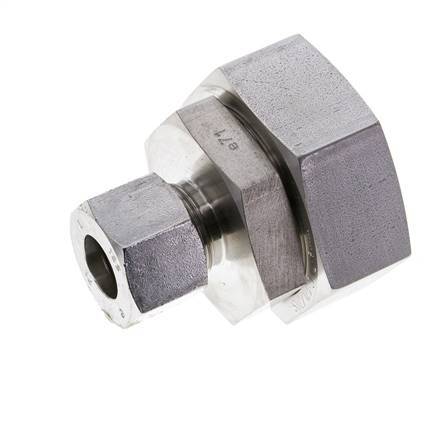 16S & 38S Stainless Steel Straight Cutting Fitting with Swivel 315 bar FKM O-ring Sealing Cone ISO 8434-1