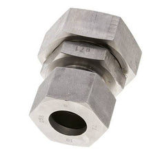25S & 38S Stainless Steel Straight Cutting Fitting with Swivel 315 bar FKM O-ring Sealing Cone ISO 8434-1