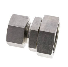 25S & 38S Stainless Steel Straight Cutting Fitting with Swivel 315 bar FKM O-ring Sealing Cone ISO 8434-1