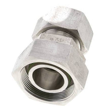 30S & 38S Stainless Steel Straight Cutting Fitting with Swivel 315 bar FKM O-ring Sealing Cone ISO 8434-1