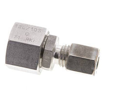 6L & 12L Stainless Steel Straight Compression Fitting with Swivel 315 bar FKM O-ring Sealing Cone ISO 8434-1