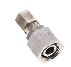 6L & 12L Stainless Steel Straight Compression Fitting with Swivel 315 bar FKM O-ring Sealing Cone ISO 8434-1