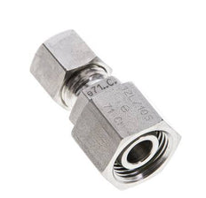 8L & 12L Stainless Steel Straight Compression Fitting with Swivel 315 bar FKM O-ring Sealing Cone ISO 8434-1