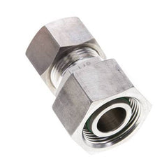 15L & 18L Stainless Steel Straight Compression Fitting with Swivel 315 bar FKM O-ring Sealing Cone ISO 8434-1