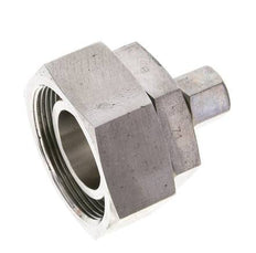 8S & 38S Stainless Steel Straight Compression Fitting with Swivel 250 bar FKM O-ring Sealing Cone ISO 8434-1