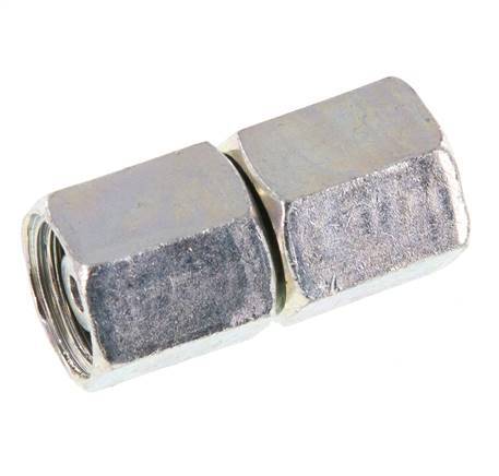 6L Stahl verzinkt gerade mit Drehgelenk 315 bar NBR O-Ring Dichtungskonus ISO 8434-1