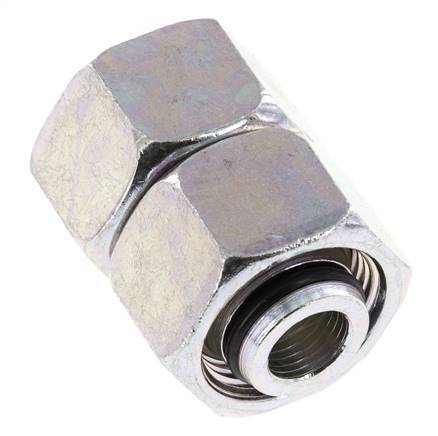 15L Zink plated Steel Straight with Swivel 315 bar NBR O-ring Sealing Cone ISO 8434-1