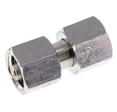 6S Zink plated Steel Straight with Swivel 630 bar NBR O-ring Sealing Cone ISO 8434-1