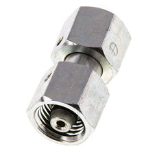 6S Zink plated Steel Straight with Swivel 630 bar NBR O-ring Sealing Cone ISO 8434-1