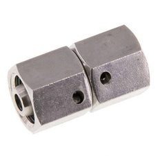 8L Edelstahl gerade mit Drehgelenk 315 bar FKM O-Ring-Dichtkonus ISO 8434-1