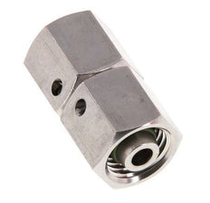 8L Edelstahl gerade mit Drehgelenk 315 bar FKM O-Ring-Dichtkonus ISO 8434-1