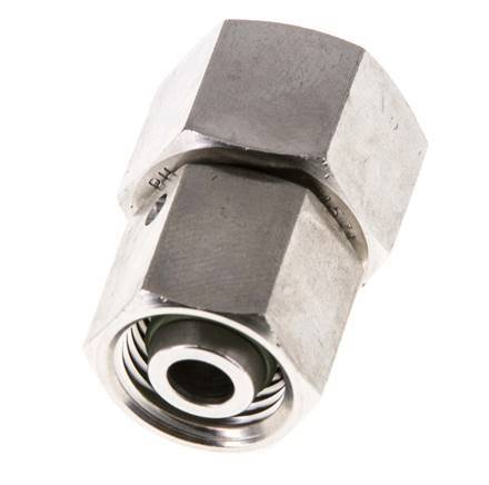 10L & 12L Edelstahl gerade mit Drehgelenk 315 bar FKM O-Ring Dichtungskonus ISO 8434-1