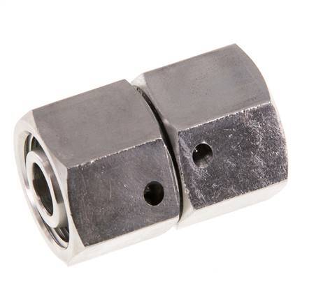 12L Edelstahl gerade mit Drehgelenk 315 bar FKM O-Ring-Dichtkonus ISO 8434-1