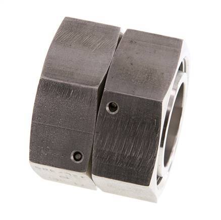 42L Edelstahl gerade mit Drehgelenk 160 bar FKM O-Ring-Dichtkonus ISO 8434-1